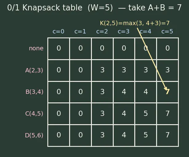Figure — Dynamic programming — overlapping subproblems, optimal substructure