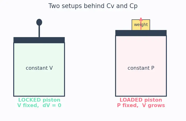 Figure — γ = Cp - Cv — for monatomic, diatomic, polyatomic