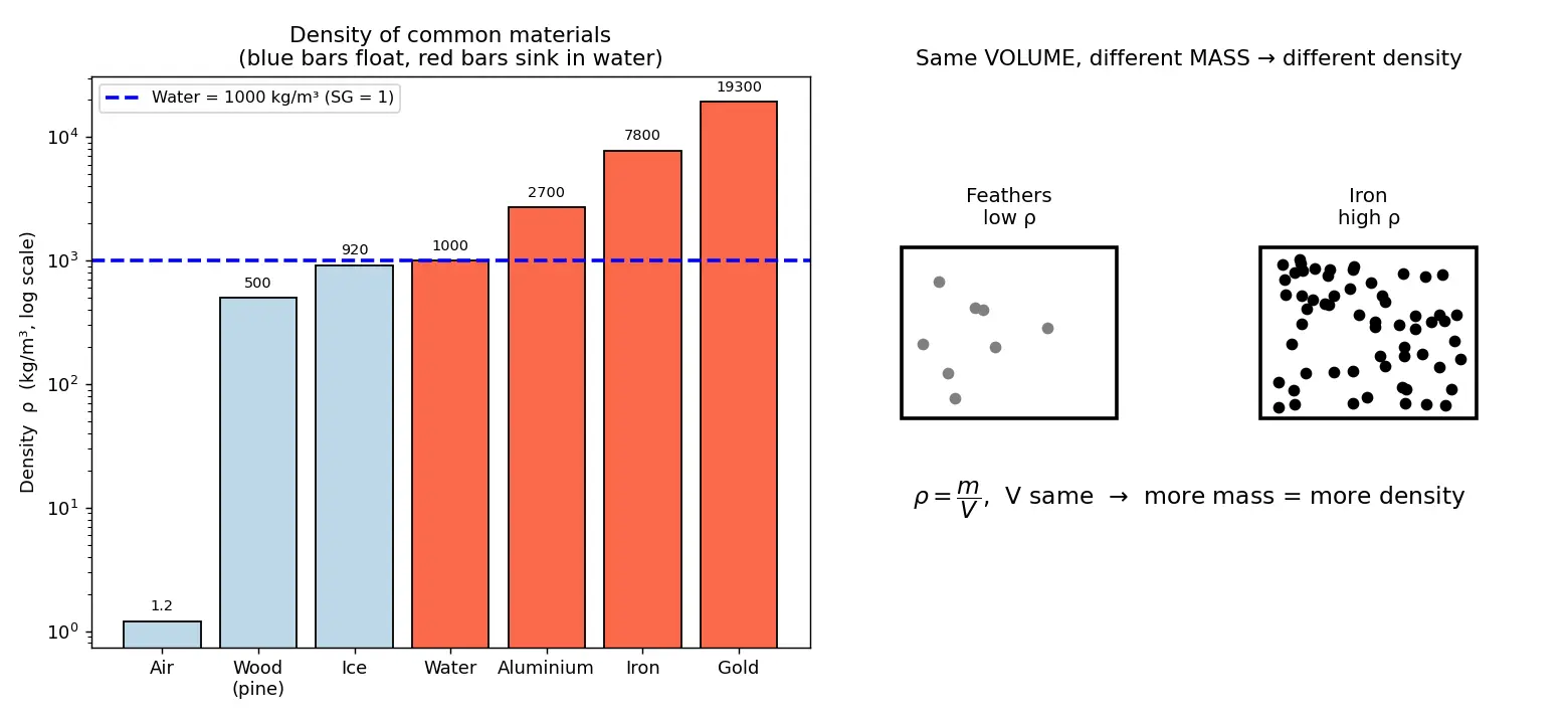 Figure — Density, specific gravity