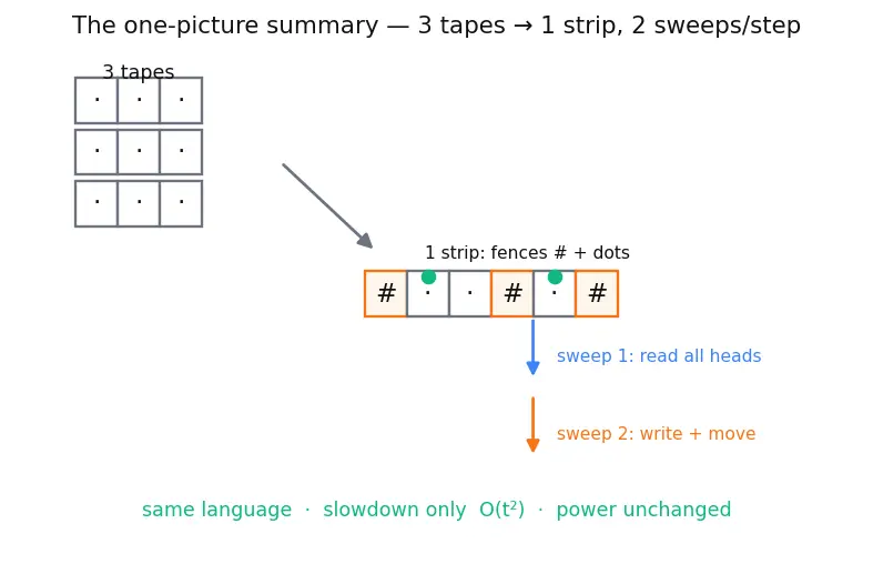 Figure — Variants — multi-tape TM, non-deterministic TM, all equivalent