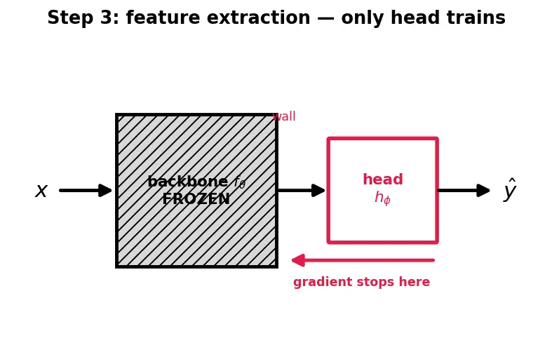 Figure — Full fine-tuning vs feature extraction